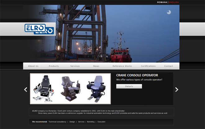 SC ELRO SRL este specializată în reabilitarea instalaţiilor electrice de ridicat (macarale şi poduri) şi în confecţionarea tablourilor electrice industrial (OME sau cu proiect la cerere) / vânzare de echipamente specific domeniului de activitate.